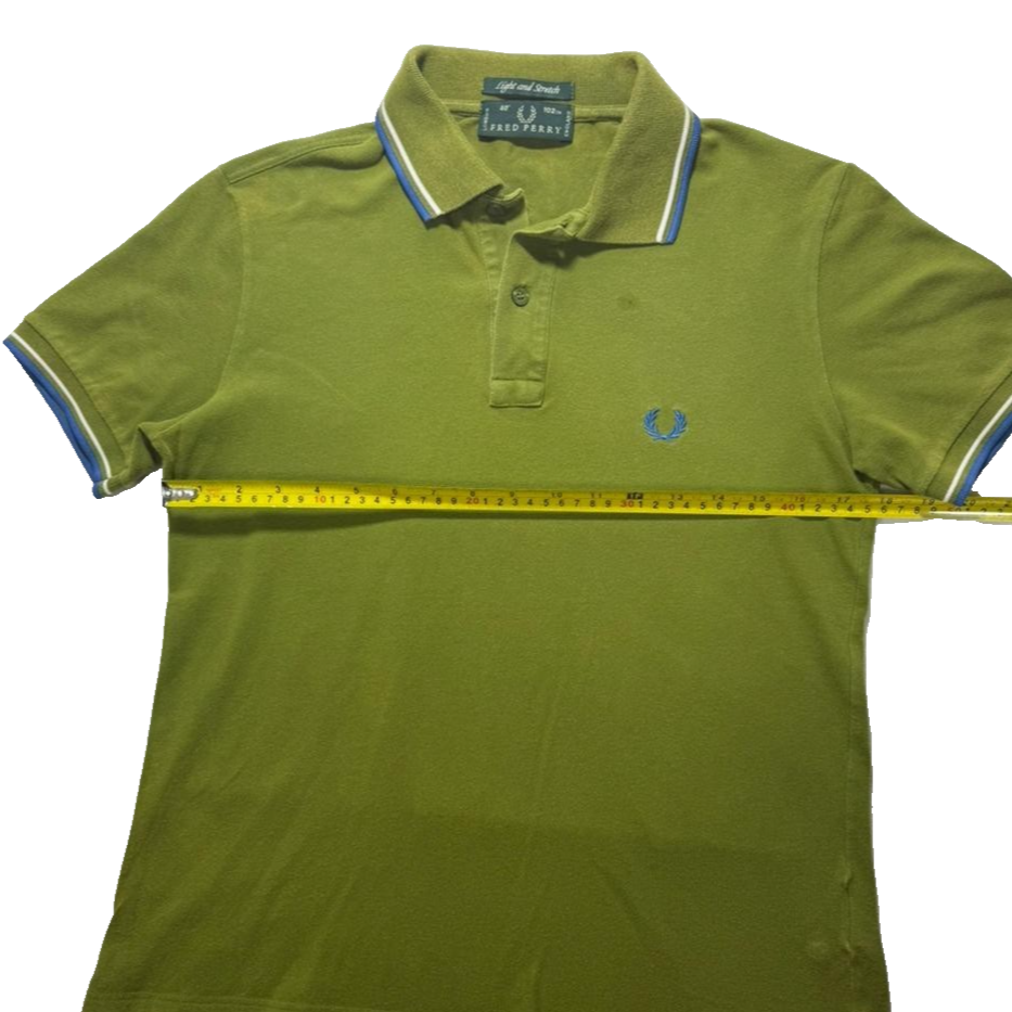 Fred Perry Green Polos T-Shirt Rare Vintage | Size: 40