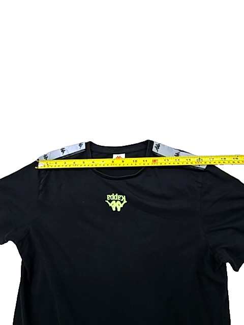 Kappa Men's Black Logo Crewneck T-Shirt Size Large