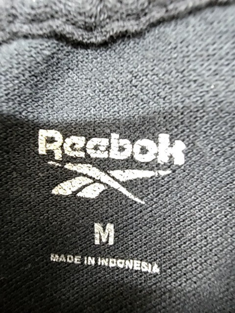 Reebok Men's Black Polo Shirt Size M Short Sleeve Cotton