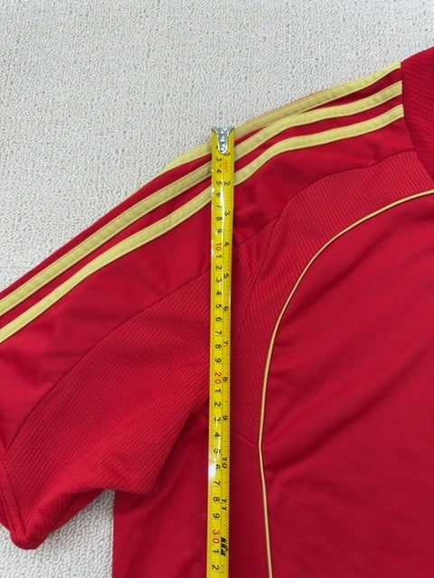 Adidas Men's Spain National Team Red Jersey Short Sleeve Climacool