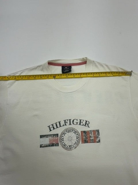 Tommy Hilfiger Men White T-Shirt size L product image 8