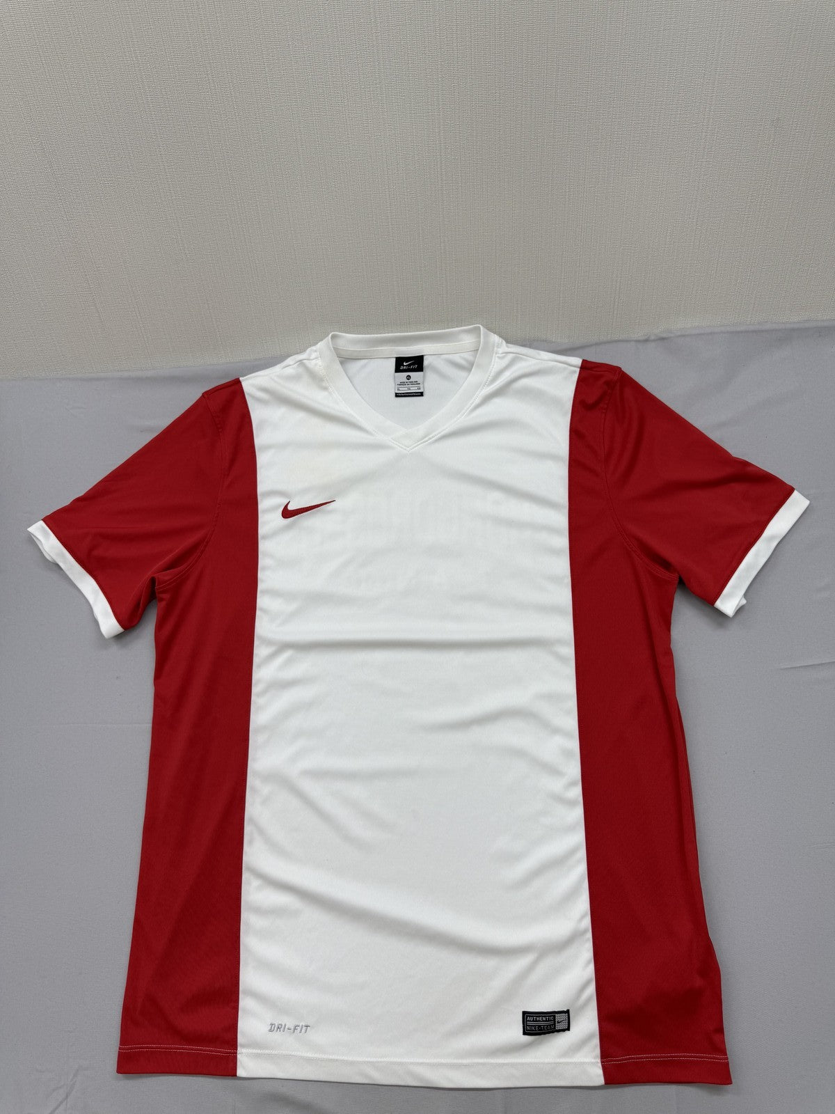 Nike Dri-FIT Borgorosso Red/White XL Men's Football Training Jersey
