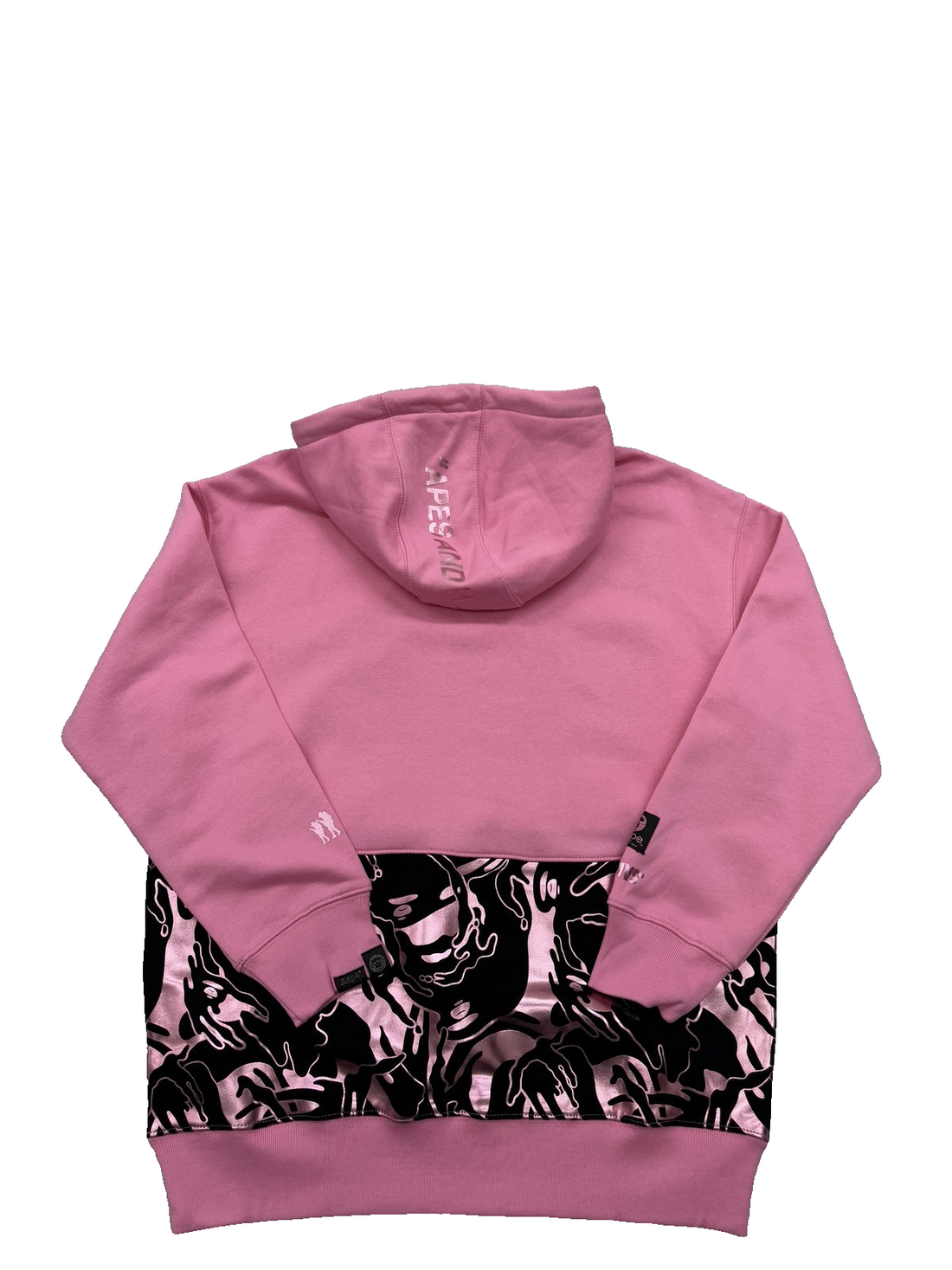 Aape Camo Pink Pullover Hoodie XXS Kangaroo Pocket Long Sleeve