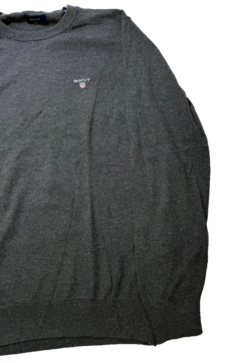 GANT Men's Super Fine Lambswool Crew Neck Sweater - Size L