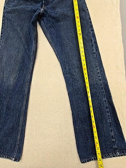 Levi's Men's Dark Wash 527 Slim Bootcut Jeans 34x34