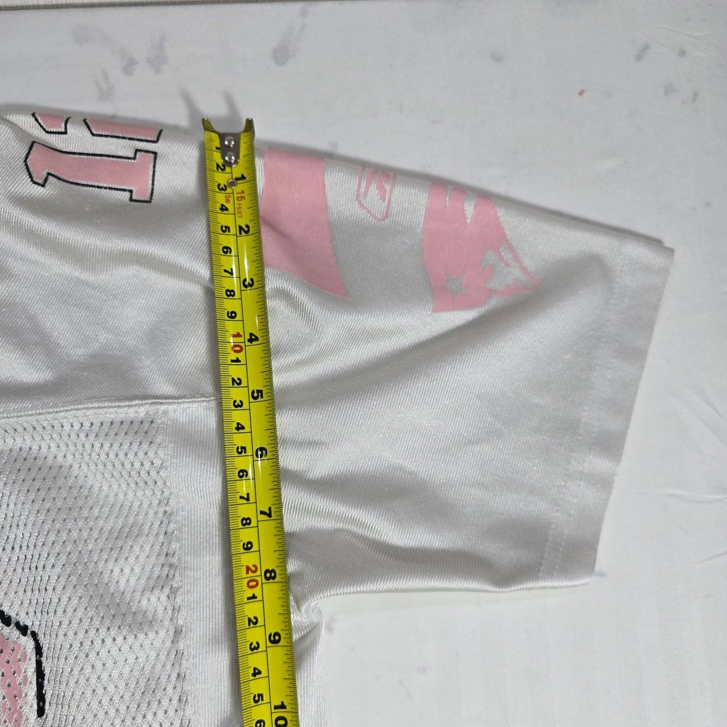 Reebok NFL Jersey Men's XL White Pink Mesh Football Shirt #12