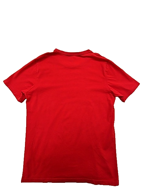 Puma Red Cotton Short Sleeve Crewneck T-Shirt Men's S