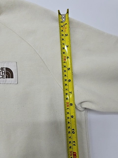 The North Face Women's Cream Pullover Crewneck Sweater Size L Excellent