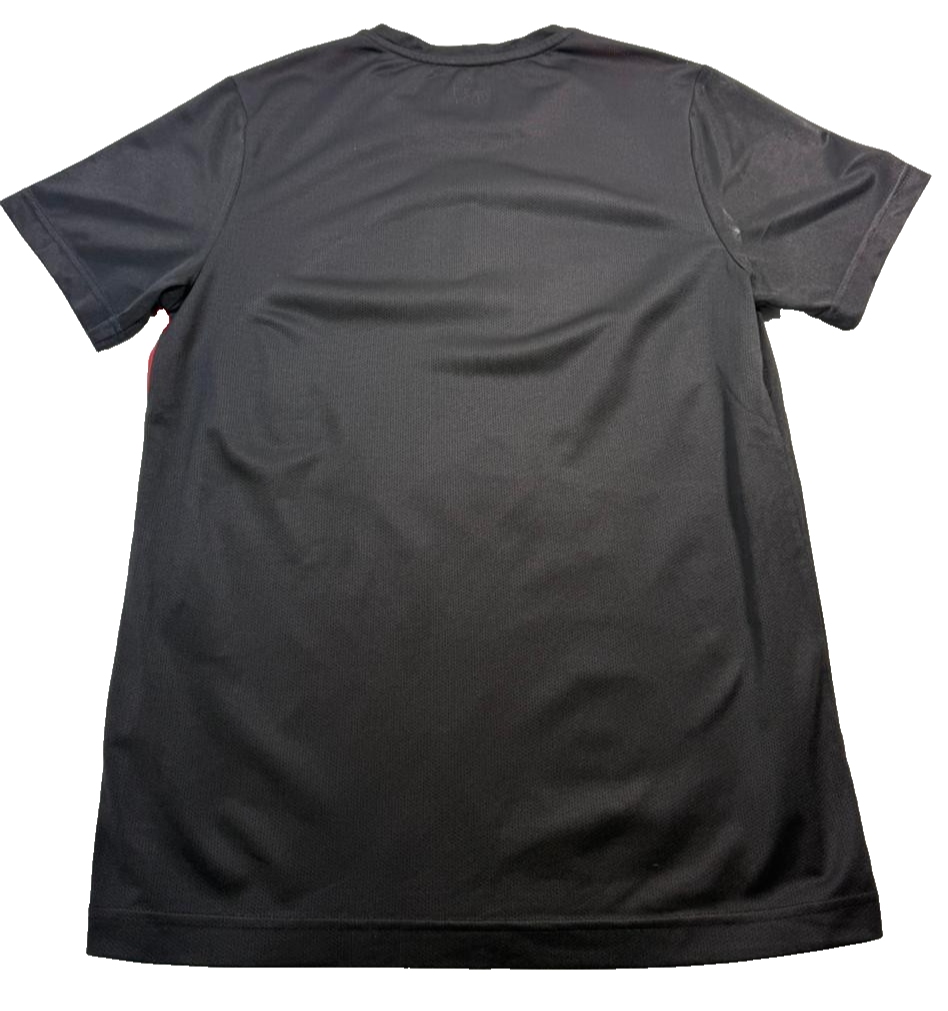 Puma Mens Drycell Training Shirt Black Red Sport Performance Tee Size M