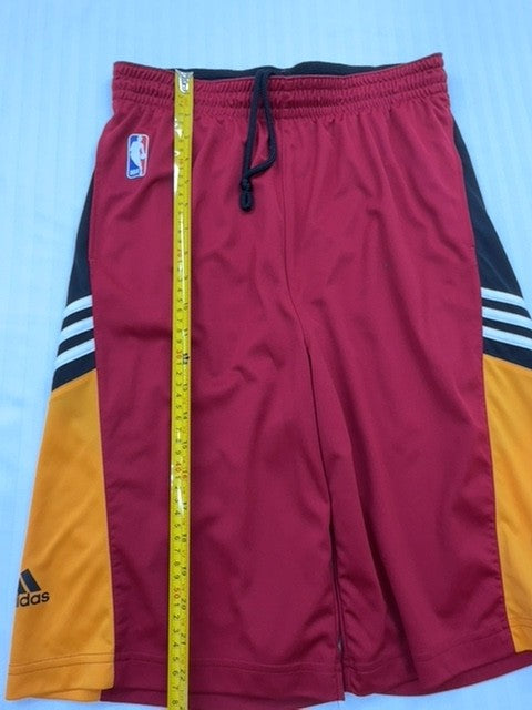 Adidas Men's Red Miami Heat Swingman Basketball Shorts XL