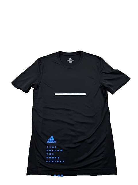 Adidas Men's Black T-Shirt – Size S, Short Sleeve, Running