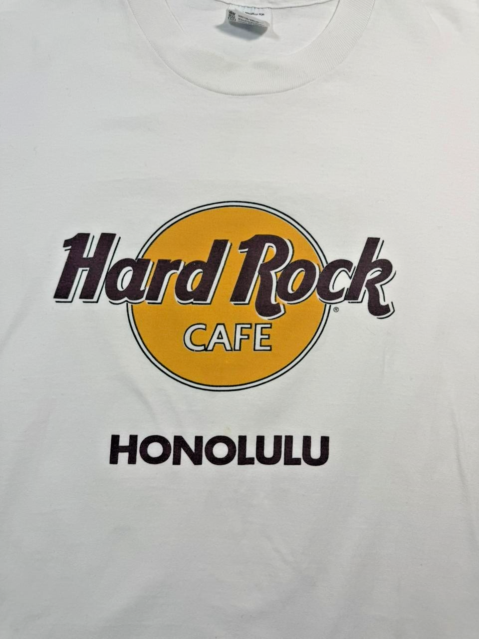 Vintage 90'S Kids Hard Rock Cafe Honolulu T-Shirt - Size L