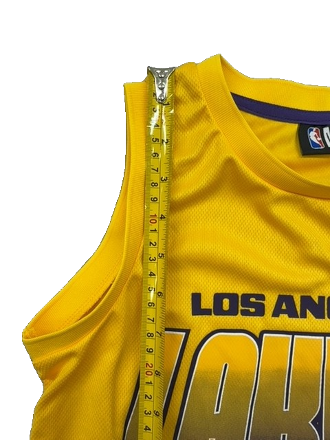 NBA Los Angeles Lakers Youth Yellow Tank Top Size 12-13 Youth