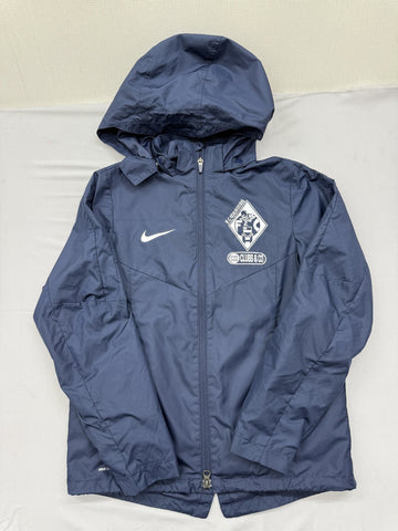 Nike Shield Navy L Zipper Hoodie Unisex Adult