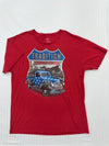 Celebrate Men's Red T-Shirt – Size L, Patriotic Brand Department Type, Graphic