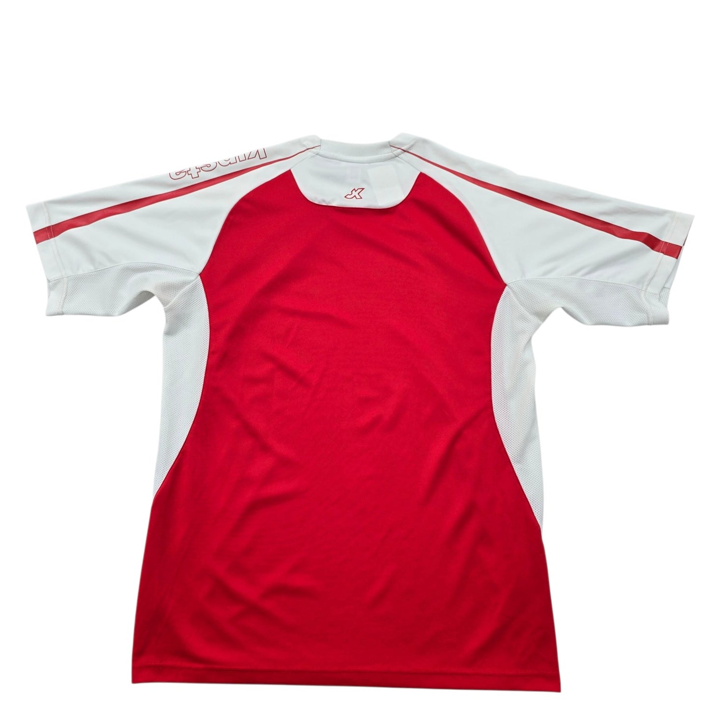 Kipsta Red Athletic T-Shirt M Raglan Mesh Panels Breathable