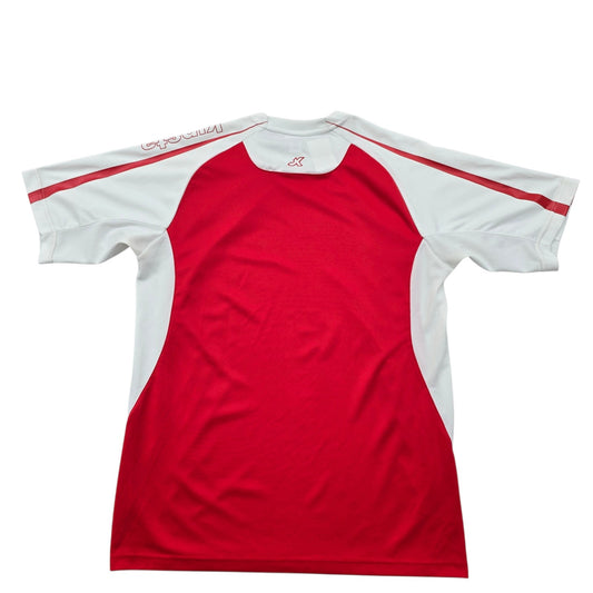 Kipsta Red Athletic T-Shirt M Raglan Mesh Panels Breathable