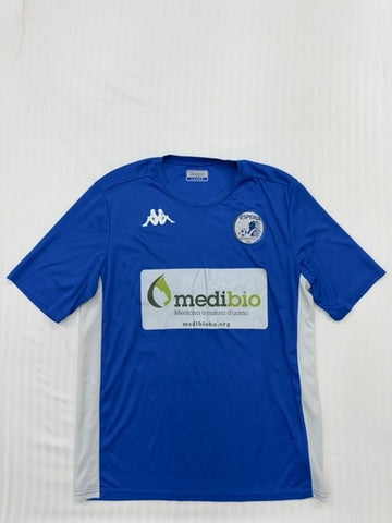 Kappa Men's Blue Breathable Football Jersey Regular Fit
