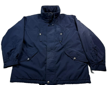 Fila Men'S Magic Line Navy Blue Padded Ski Jacket Heavyweight Full Zip Size L