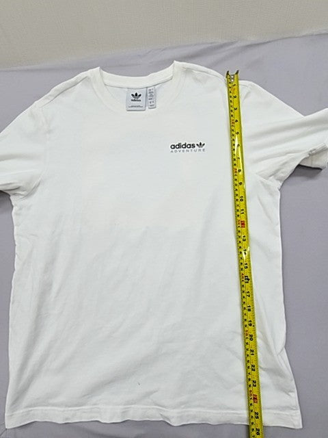Adidas Men's White Adventure Graphic Tee M Originals NWT