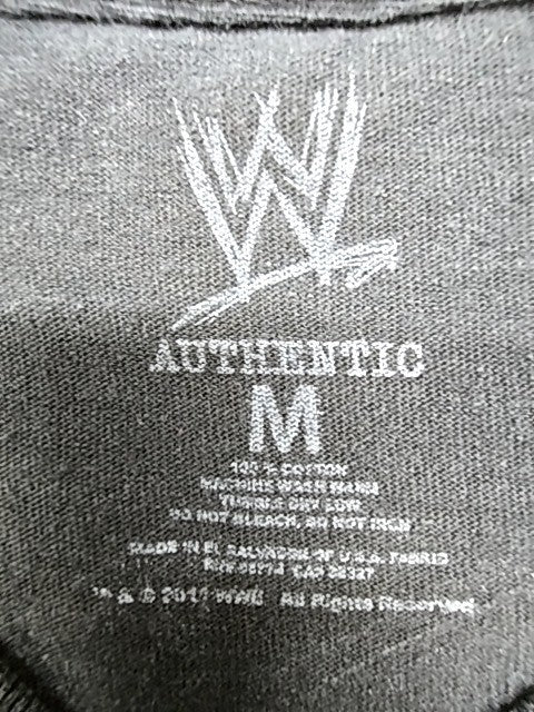 WWE Men's Zack Ryder Black T-Shirt Size M
