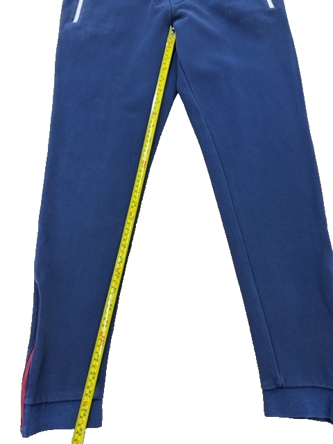 Lacoste Sport Men's Navy Fleece Sweatpants M Tapered Tennis