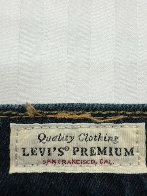 Levi's Men's Dark Blue 511 Slim Fit Jeans W36 L32 Vintage
