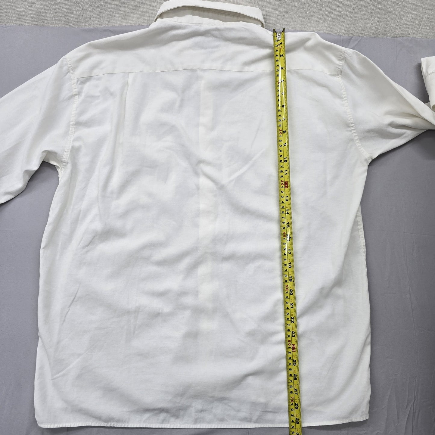 Polo Ralph Lauren Men's White Dress Shirt XXL Long Sleeve Cotton
