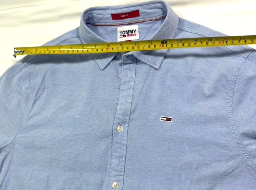 Tommy Hilfiger Men's Tjm Slim Stretch Oxford Shirt T- Size L