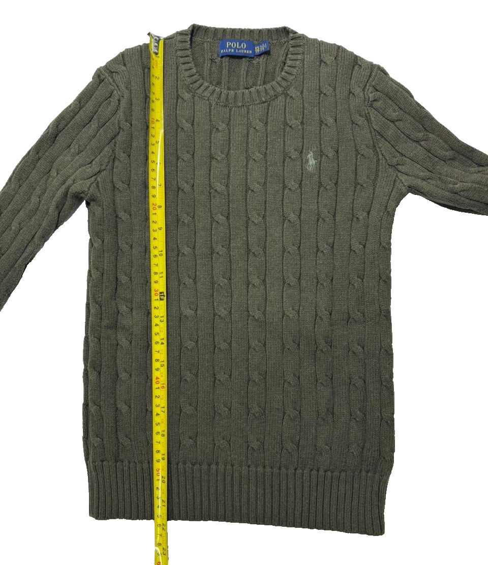 Polo Ralph Lauren Green Streetwear Knit Sweater Unisex Size XS