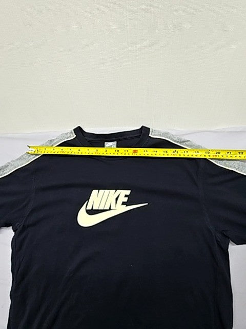 Nike Unisex Long Sleeve Striped Fleece Sweatshirt Black XL