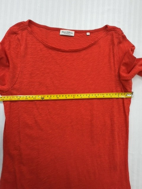 Marc O'Polo Women Red Polo Shirt size L product image 7