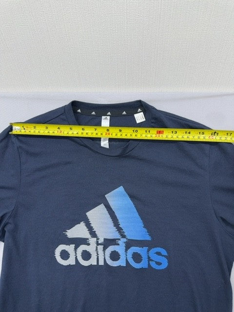 Adidas Men's Navy Gradient T-Shirt M Short Sleeve Plastic Waste HF2FKF