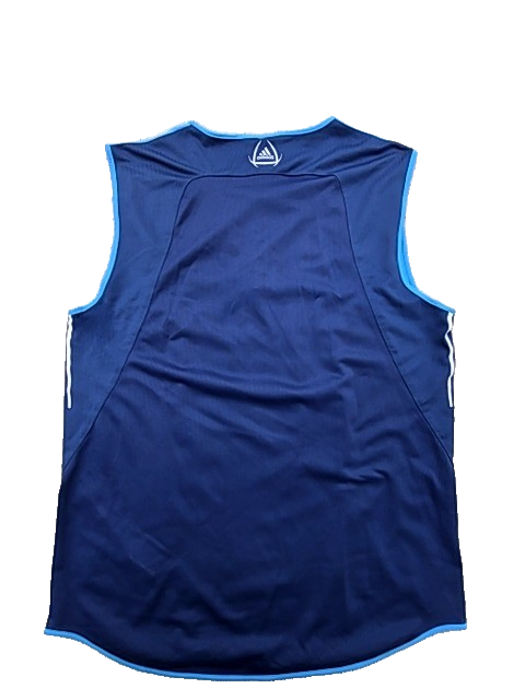 Adidas Men's Olympique Marseille Navy Blue Training Vest L Climacool