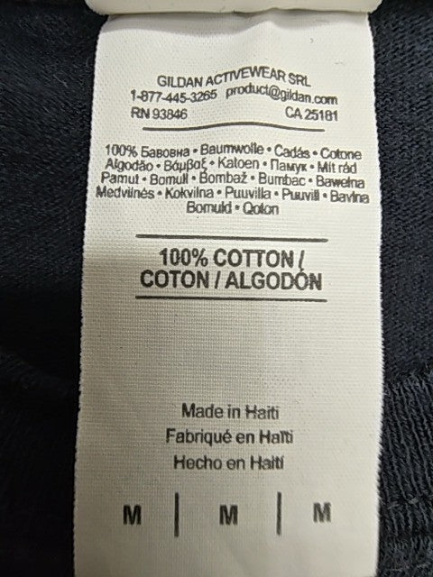 Gildan Men Black T-Shirt size M product image 5