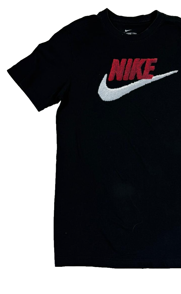 Nike Men's Black The Nike Tee T-Shirt M Short Sleeve Crew Neck Logo