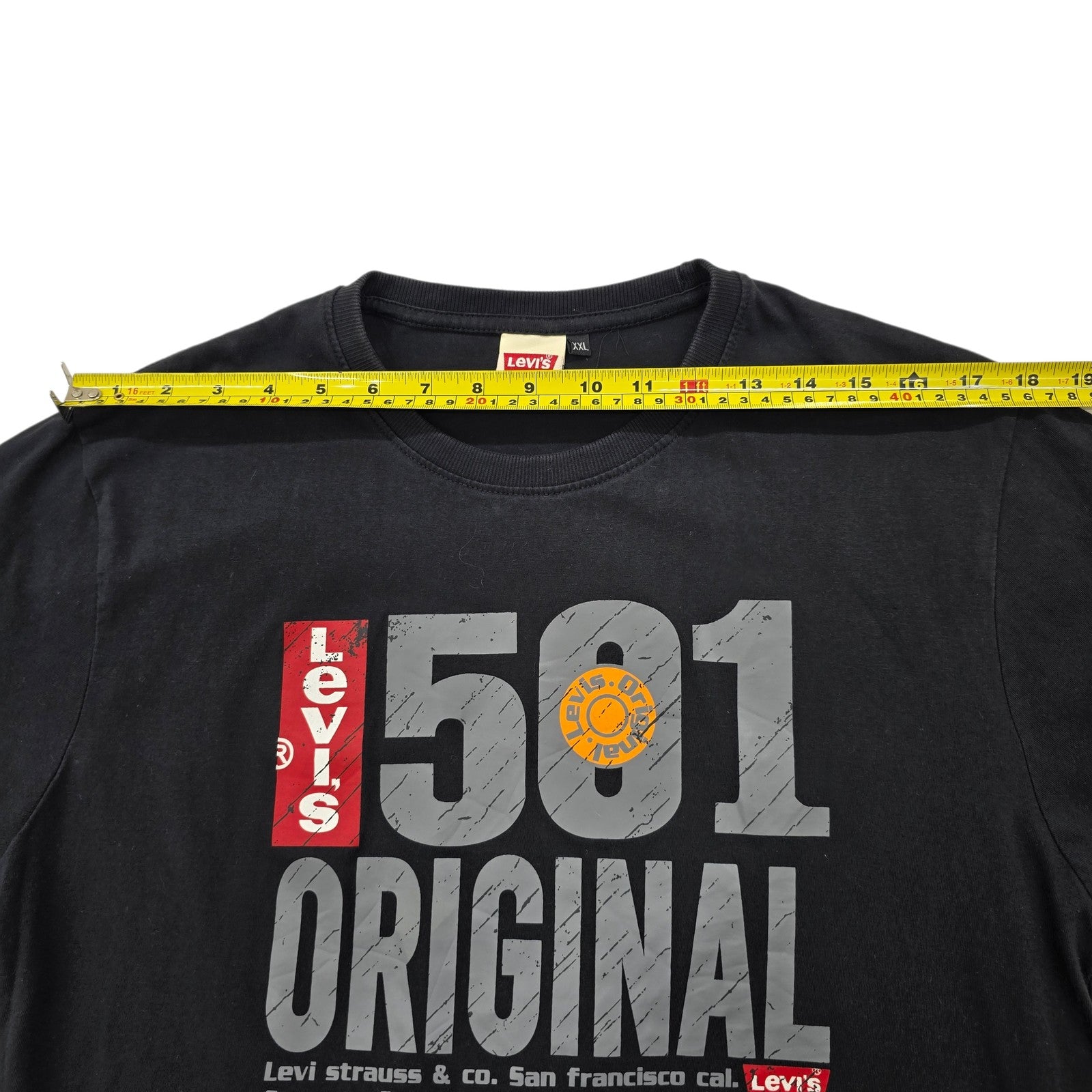 Levi's Men Black T-Shirt size XXL product image 5