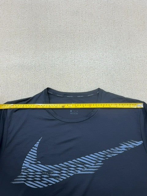 Nike Men's Dark Grey Heather Dri-FIT Fitness T-Shirt XXL