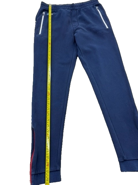 Lacoste Sport Men's Navy Fleece Sweatpants M Tapered Tennis