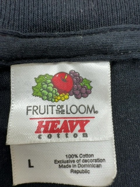 Fruit of the Loom Men Black T-Shirt size L product image 4