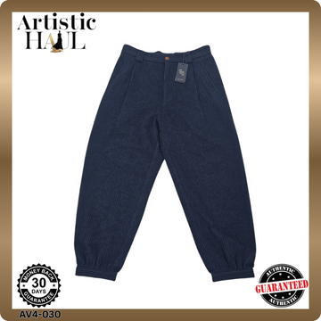 Giorgio Armani Navy Blue Corduroy Trousers Navy 48 BNWT