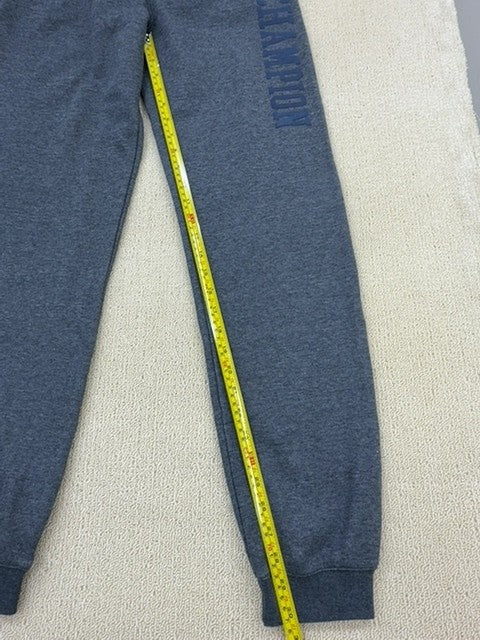Champion Boy's Blue Fleece Sweatpants Size XL Jogger Drawstring Logo