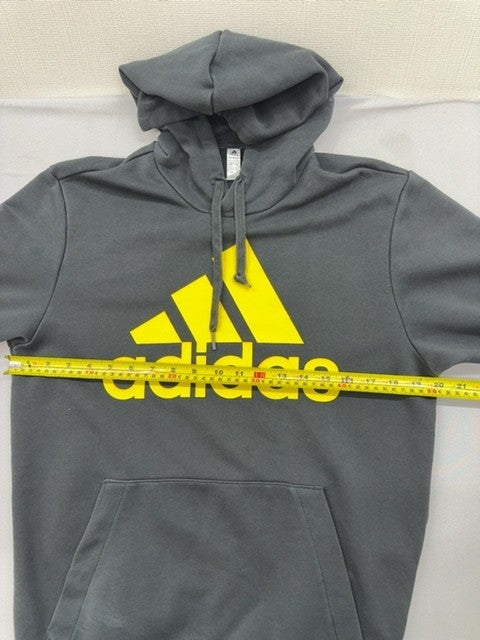 Adidas Men's Grey Primegreen Quarter Zip Golf Hoodie L