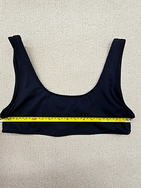 Only Women's Bikini Top Black Sports Bra Style Women's Swimwear Size XL