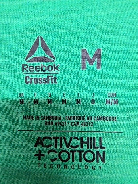 Reebok Men Green T-Shirt size M product image 6