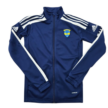 Adidas Men's Navy Blue Primegreen 3-Stripes Track Jacket XS
