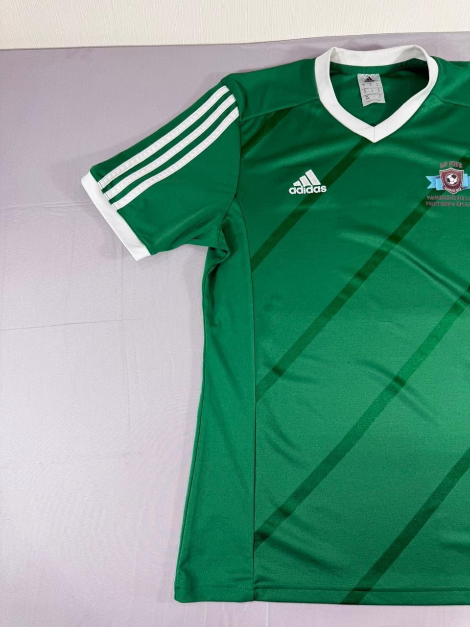 Adidas Men's Green Soccer Football Jersey Shirt Climalite Size M
