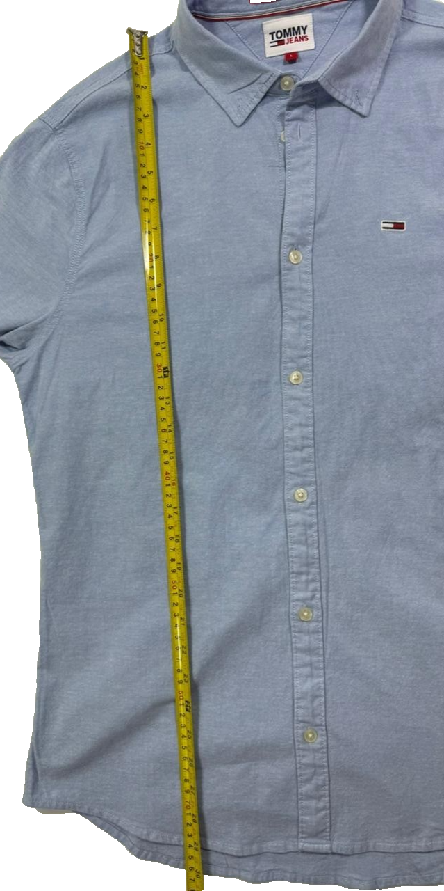 Tommy Hilfiger Men's Tjm Slim Stretch Oxford Shirt T- Size L