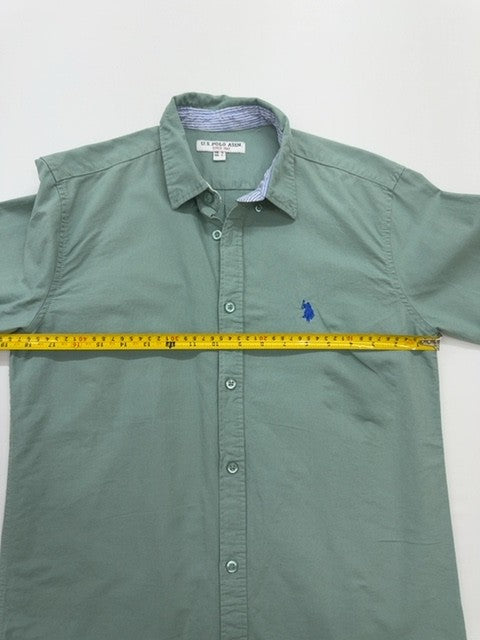 U.S. Polo Assn Boys Green Polo Shirt size L product image 7