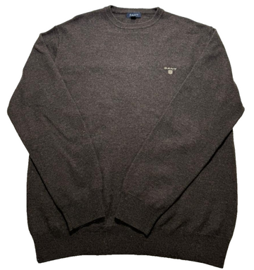 Gant Men'S Round Neck Sweater Pullover Cotton Knit Jumper Size Xl Casual